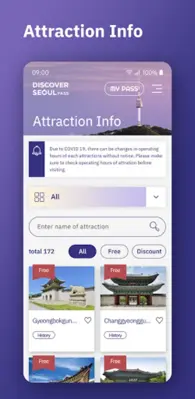 Discover Seoul Pass android App screenshot 2